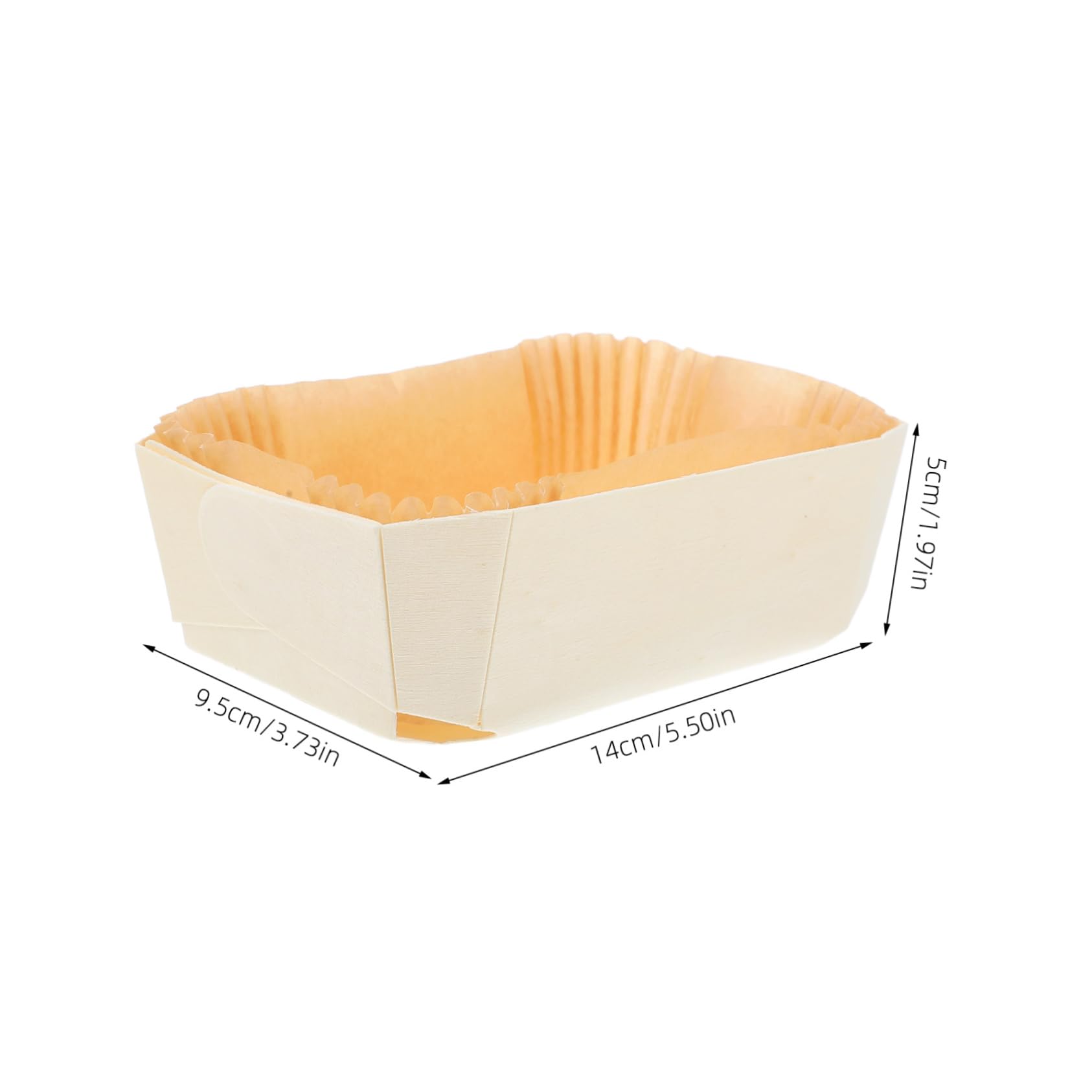 PRETYZOOM Bread Mold Loaf Tin 6pcs Pores-free Toast Moulds Wood Material Kitchen Supplies