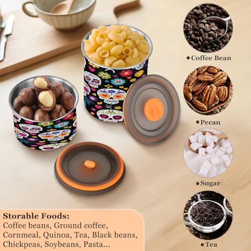 Contenedor hermético acero inoxidable para café 500ml miniatura 5