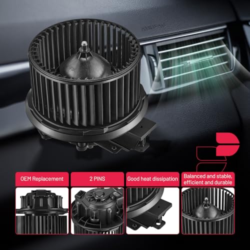 Image of BDFHYK AC Heater Blower Motor Fan 700274 Compatible with Lincoln 2012-2016 MKS 2012-2019 MKT,for 2012-2019 Explorer 2013-2019 Flex 2012-2019 Taurus,HVAC Blower Motor Assembly Replacement for PM9393