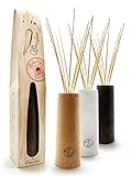 Elegancia y calidez de la madera combinada con tu fragancia favorita Boles d'olor. Presentado en 3 colores, natural, wengué y blanco para que coincida con tu estilo de decoración. Muy práctico, lo utilizarás una y otra vez con piezas de repuesto Mikado Boles d'olor.