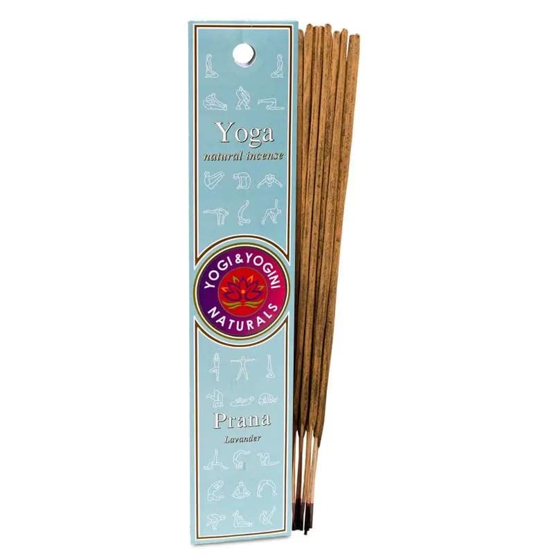 Bastoncini di incenso ispirati allo Yoga, Prana Fragranza Lavanda, Dura 20 minuti, Ideale per Meditazione, Yoga, Guarigione Spirituale, Preghiere, Aromaterapia Pulizia Energetica