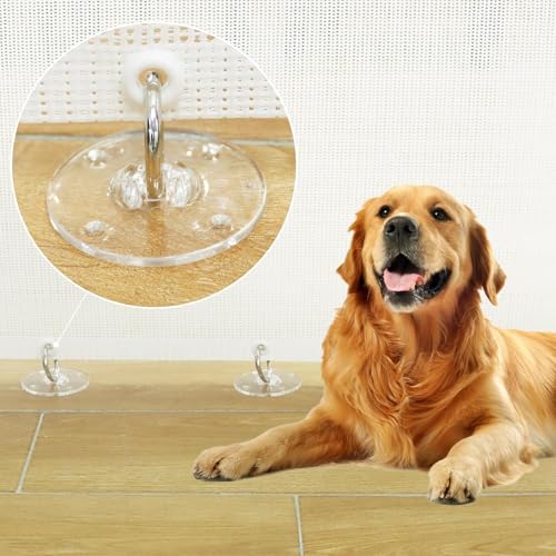 Image of Retractable Baby Gate Hardware - 38 Pack Child Proof Retractable Gate Covers Baby Proof Dog Gate Covers for Baby Upgraded Adhesive Installation