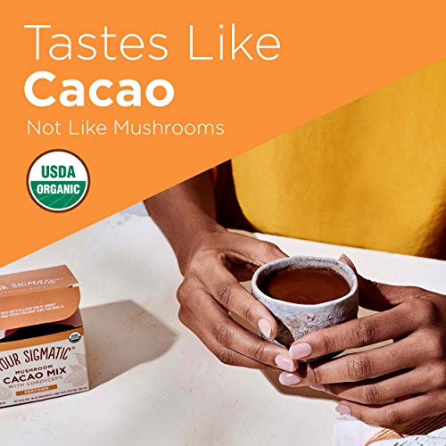image for Mushroom Cacao by Four Sigmatic, Organic Instant Cacao with Cordyceps 