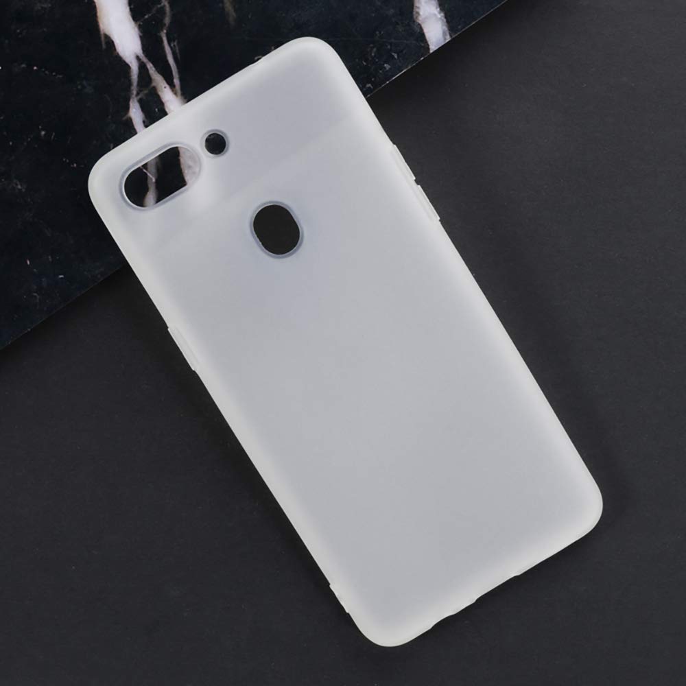 Custodia In TPU Per OPPO R15 Pro - Cover Morbida Antiurto Con Design Sottile E Antigraffio - Ritagli Precisi - Colore Bianco - 3