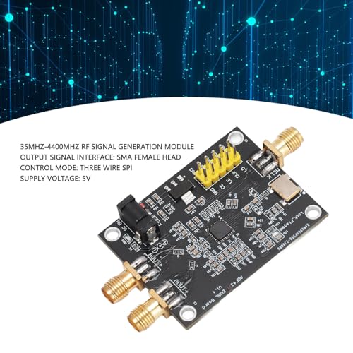 Módulo de Sinal RF ADF4351, Placa de Sinal RF Fêmea de 3 Fios de Controle SPI de 35 MHz a 4400 MHz