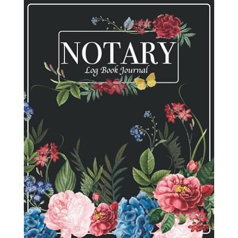 Notary Log Book Journal: Notary Public Record Book & Notary Journal for Signing Agents to Record Notarial Acts Cover