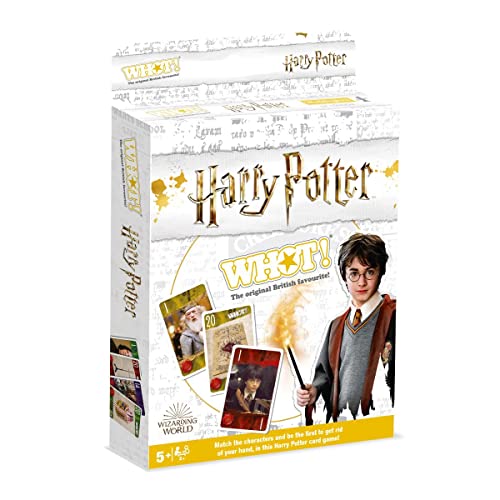 Winning Moves - Harry Potter WHOT! Gioco di carte, edizione italiana, gioco di carte per famiglie, 6 anni in su, WM02821-ML1-12