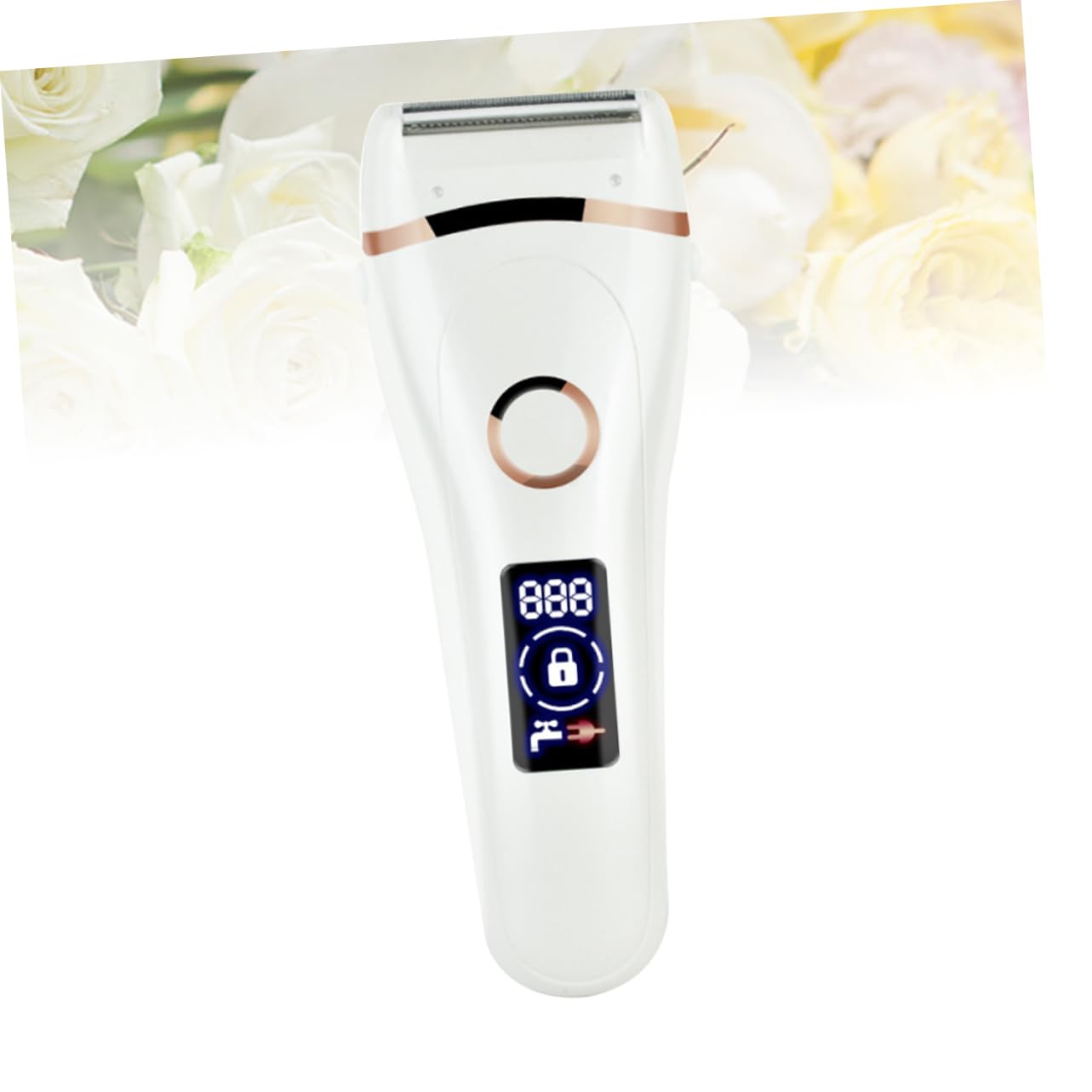 FRCOLOR 2 Pezzi Rasoio Elettrico Ricaricabile USB Trimmer per Sopracciglia e Depilazione Veloce e Inossidabile e Materiale Facile e Utilizzare