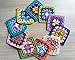Crochet Granny Square Doily Appliques Embellishments, Scrap Booking, Small Wedding Favors (Multi)
