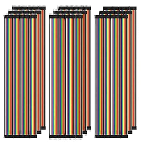 AZDelivery 3 x Jumper Wire Cables de Puente 20 cm Set de 120 pcs Cada uno Macho-Hembra/Macho-Macho/Hembra-Hembra Compatible con Arduino y Raspberry Pi Breadboard con E-Book Incluido! (360 pcs) | Ya disponible en tu tienda friki favorita! En mundofriki.es! AZDelivery 3 x Jumper Wire Cables de Puente 20 cm Set de 120 pcs Cada uno Macho-Hembra/Macho-Macho/Hembra-Hembra Compatible con Arduino y Raspberry Pi Breadboard con E-Book Incluido! (360 pcs) | Ya disponible en tu tienda friki favorita! En mundofriki.es!