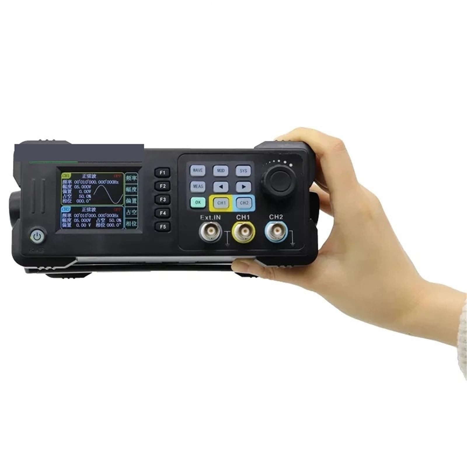 Medidores de Capacidad, Generador de formas onda arbitrarias doble canal, medidor frecuencia 20 MHz, 40 y 60, fuente señal ET3360C