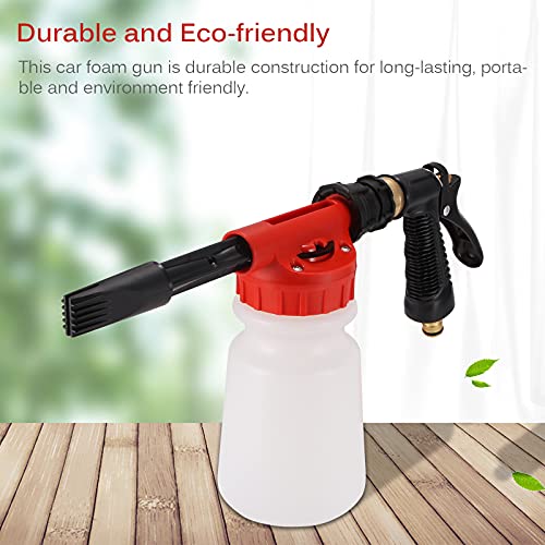ALLOMN Schaumlanze, Schaumpistole Auto Schaum Pistole, Multifunktionale Auto Reinigung Schaum Pistole Auto Wasser Seife Shampoo Sprayer für Van Motorrad Fahrzeug 900ML