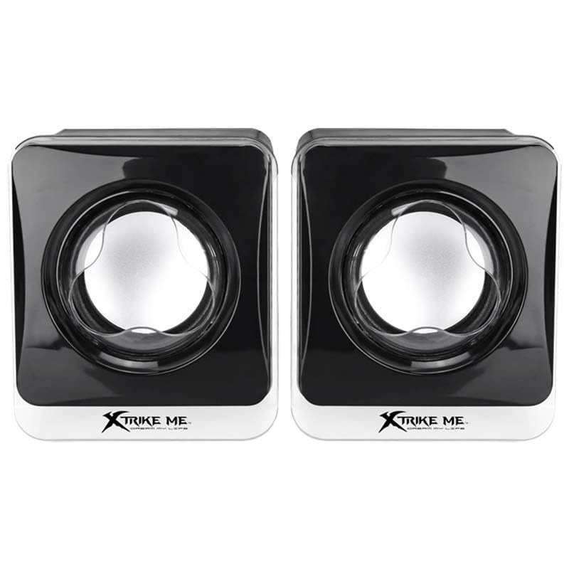 Altavoz multimedia Xtrike Me SK-202 con amplificador estereo negro para PC