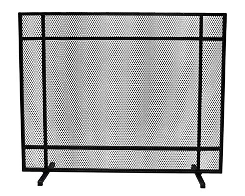 100×80cm Einzelpanel Funkenschutzgitter Schmiedeeisen Kaminschutzgitter...