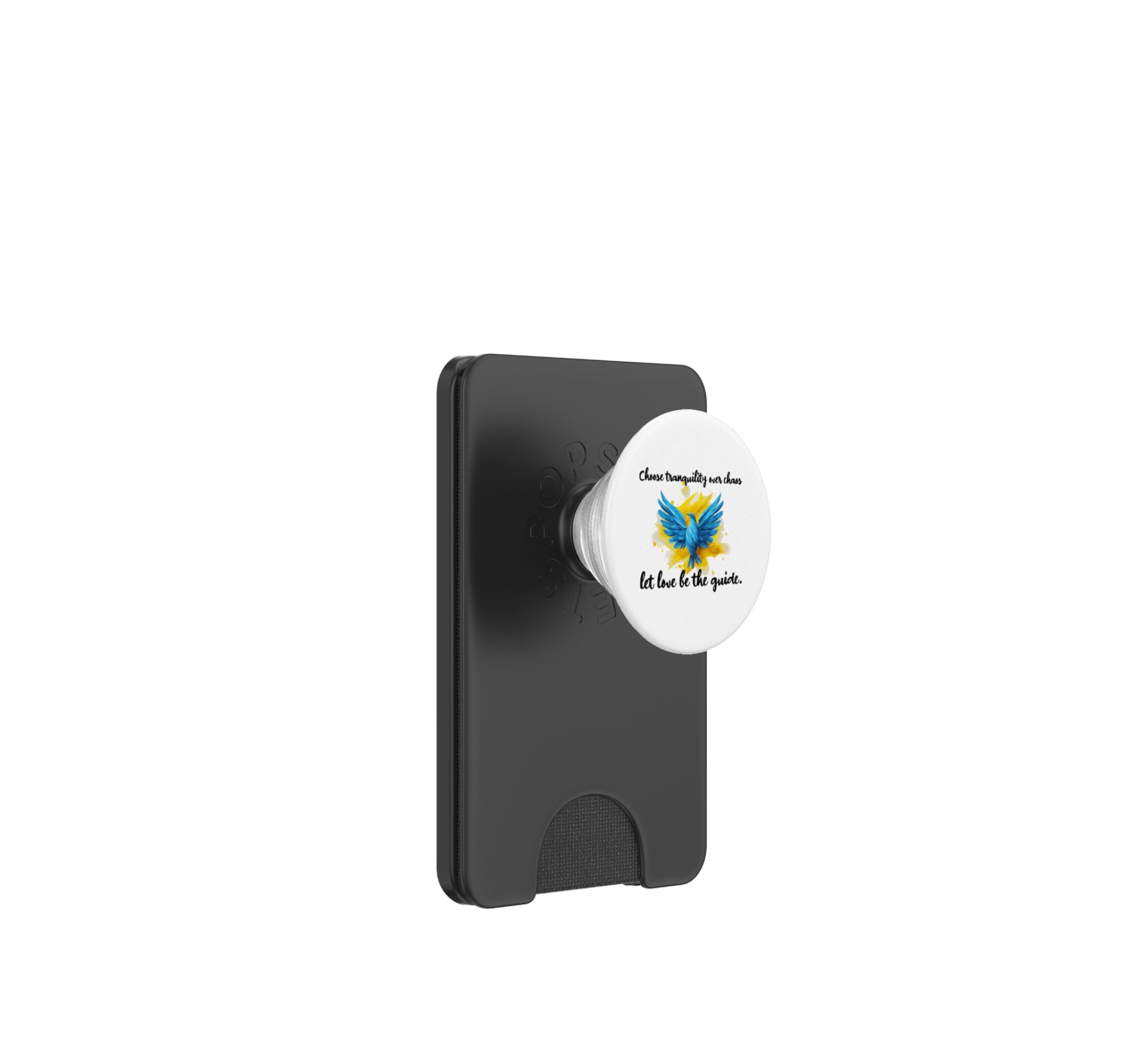 Choose Tranquility Over Chaos, let Love be the Guide PopSockets PopWallet für MagSafe