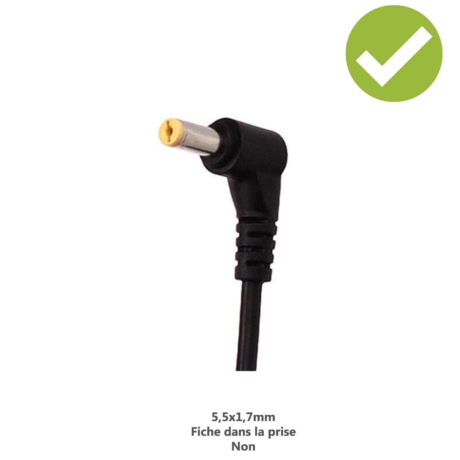 Delta Electronics - Alimentatore di rete compatibile con Acer Aspire A315-31-P0SY A315-32-C3KK A315-31-C514 A315-31-C8WK A315-32-C0S5 19V 3,42A 65W