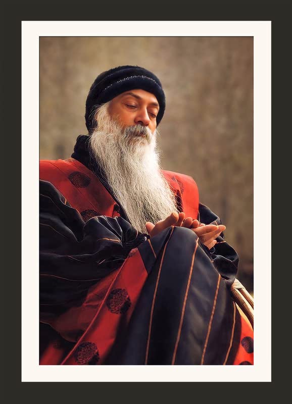 FRAME OF Acharya Osho Rajneesh Wall Hanging 1.5 inchi Framed Photo For