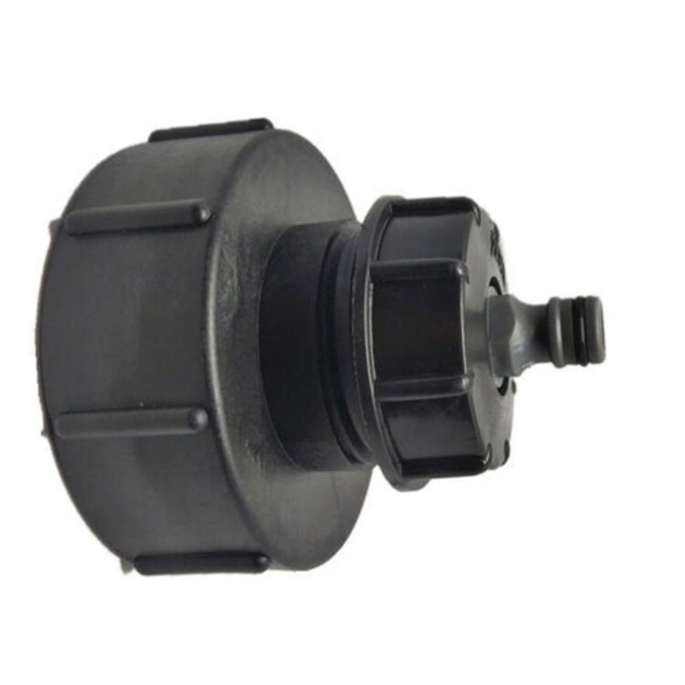 1000L IBC Tap Hoze Cap Water 4" to 1/2" Hose fit Stillage Tank Outlet Hose