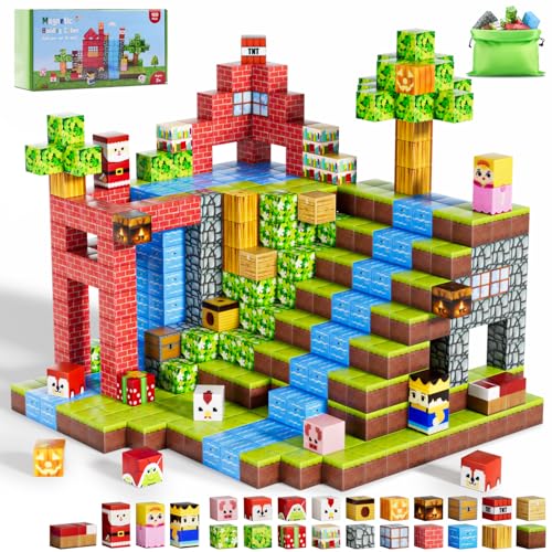 Xekel 150PCS Magnetic Blocks, Upgraded 1 Inch Magnetic Building Blocks Toys for Kids Ages 3-10, Strong Magnets STEM Montessori Construction Sensory Gifts for Boys Girls Birthday Christmas Xekel 150PCS Magnetic Blocks, Upgraded 1 Inch Magnetic Building Blocks Toys for Kids Ages 3-10, Strong Magnets STEM Montessori Construction Sensory Gifts for Boys Girls Birthday Christmas