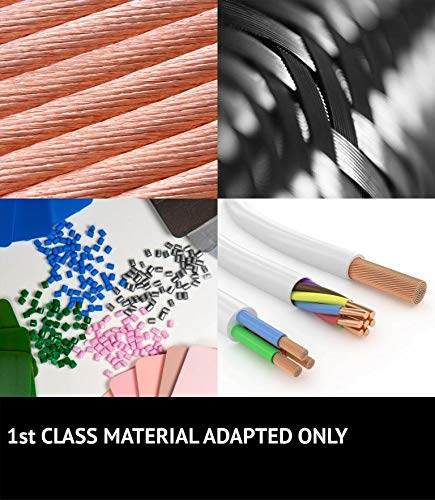 JAVEX Robotic Mower Boundary Wire Cable- Tinned Copper, Heavy Duty Universal for Gardena, Husqvarvna, Worx & Other Lawn Auto-Mower Brands Installation Kit [3.4mm, 24strand x 0.25mm] Green, 305M/1000FT