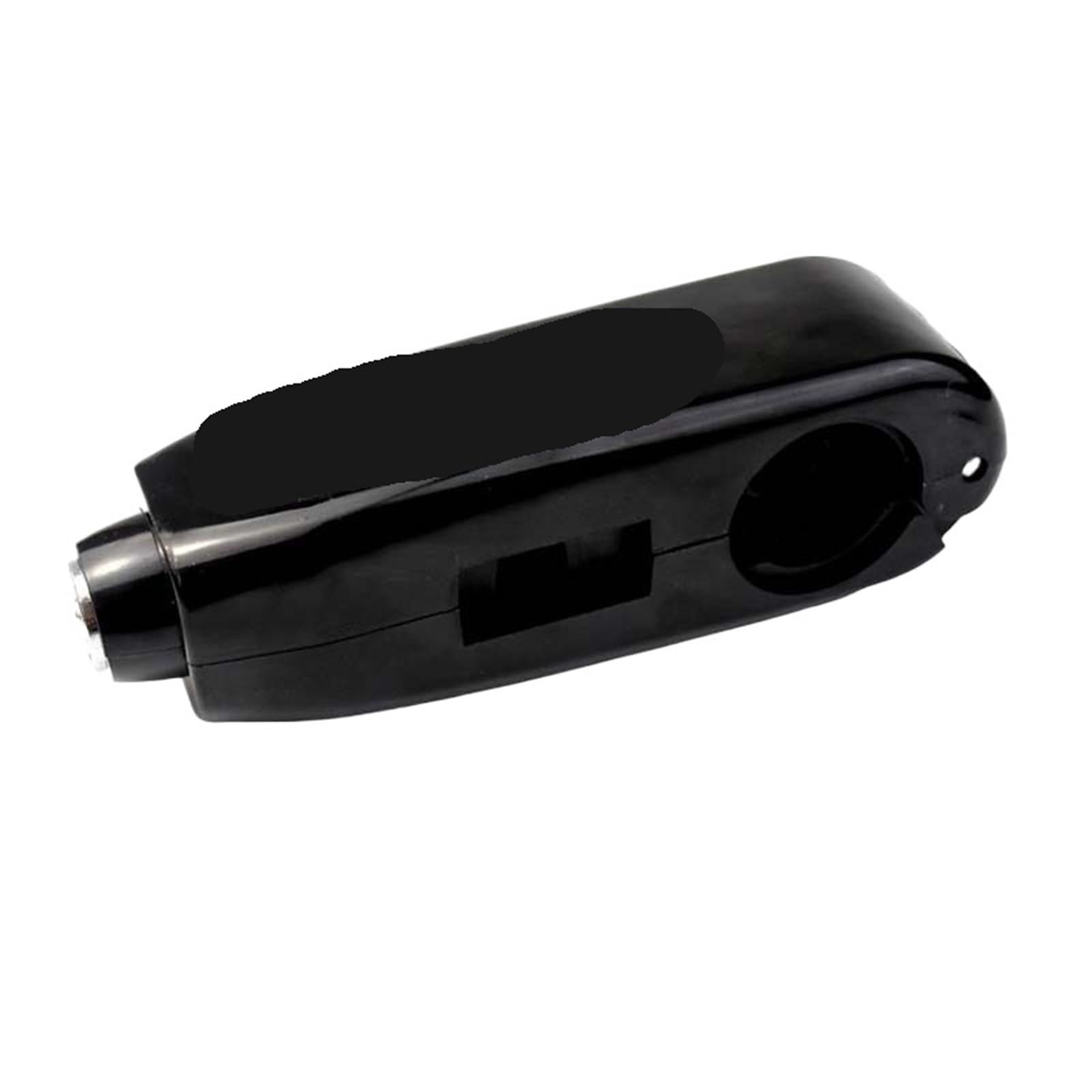 Motorcycle Handlebar Lock Anti-Theft Handlebar Lock Vehicle Throttle Insert Motorcycle Horn Car Motorbike Lock Security(No Alarm Handlebar Lock Black)