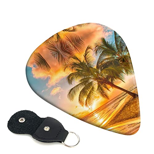 Beautiful Sunset Set de 6 médiators pour guitare acoustique, guitare électrique, basse, ukulélé – fin, moyen et épais. - Les Beatles, Paul McCartney, John Lennon, RIngo Starr, George Harrison Beautiful Sunset Set de 6 médiators pour guitare acoustique, guitare électrique, basse, ukulélé – fin, moyen et épais.
