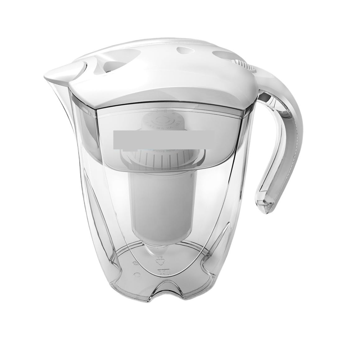 3.5L Mineral Alkaline Water Pitcher Filter - 400L Long-Life Filters - Alkalizer Purifier Filtration System +pH -ORP