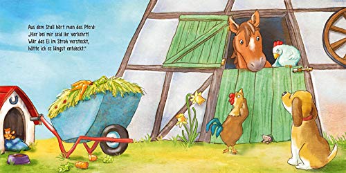 Auweiowei, wo ist mein Ei?: Pappbilderbuch ab 2