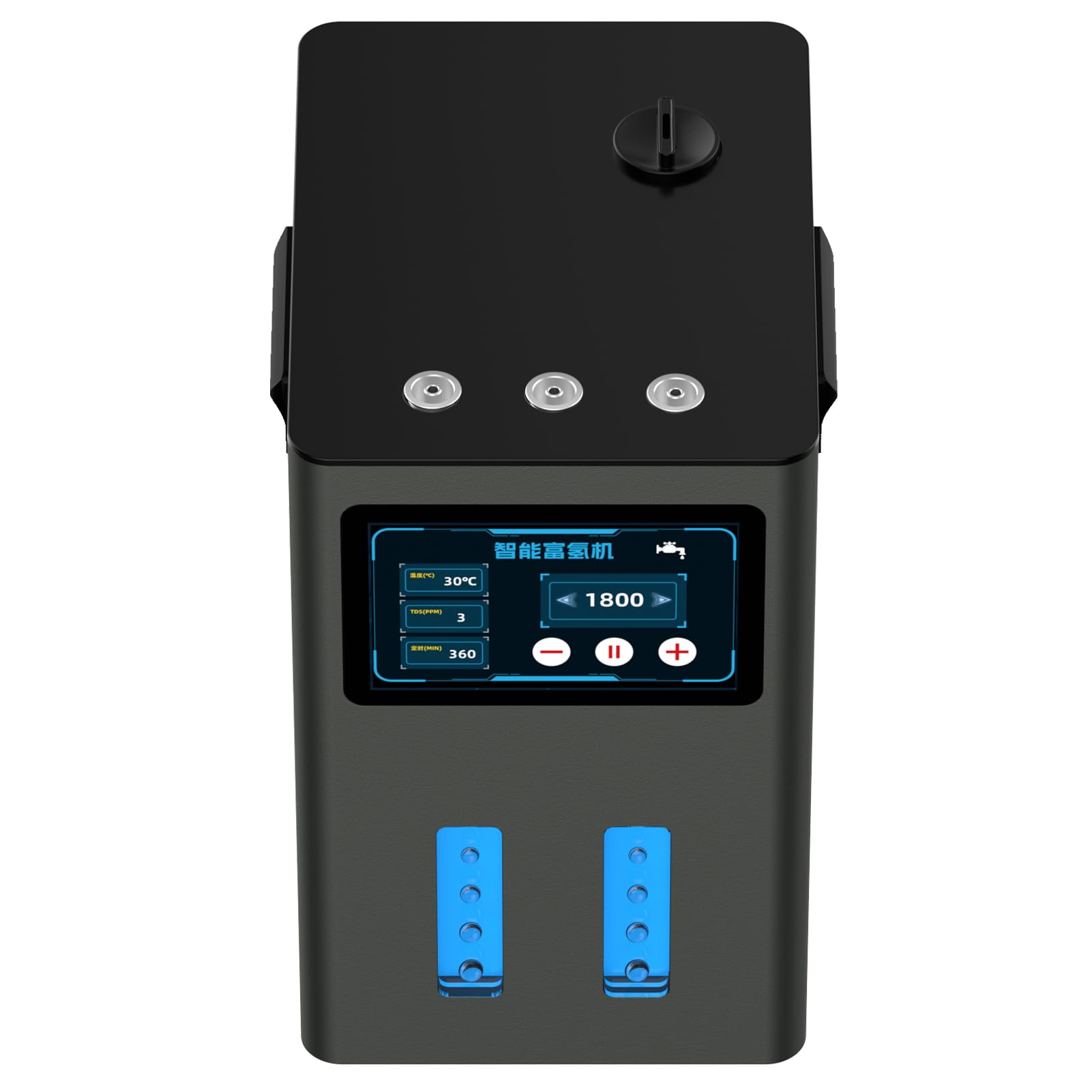 Urządzenie do inhalacji wodorem 900-3000 ml/min, 99,99 procent wysokiej czystości Browns Gas Inhaler Urządzenie do terapii wodorem, generator wodoru z trzema wyjściami