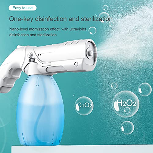 800Ml Ontsmettingsmiddel Mist Pistool Handheld Oplaadbare Nano Verstuiver Grote Capaciteit Elektrische Sproeier Mondstuk… - Image 5
