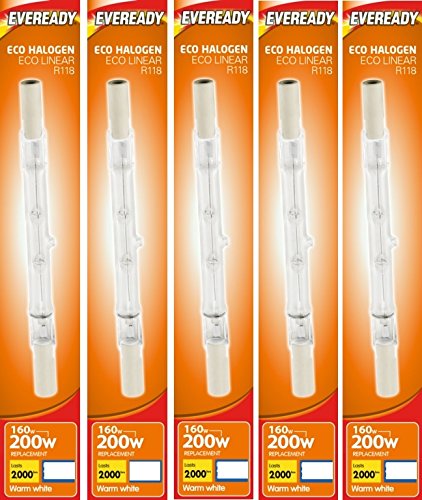 5x Halogen Linear J1188 Tube B
