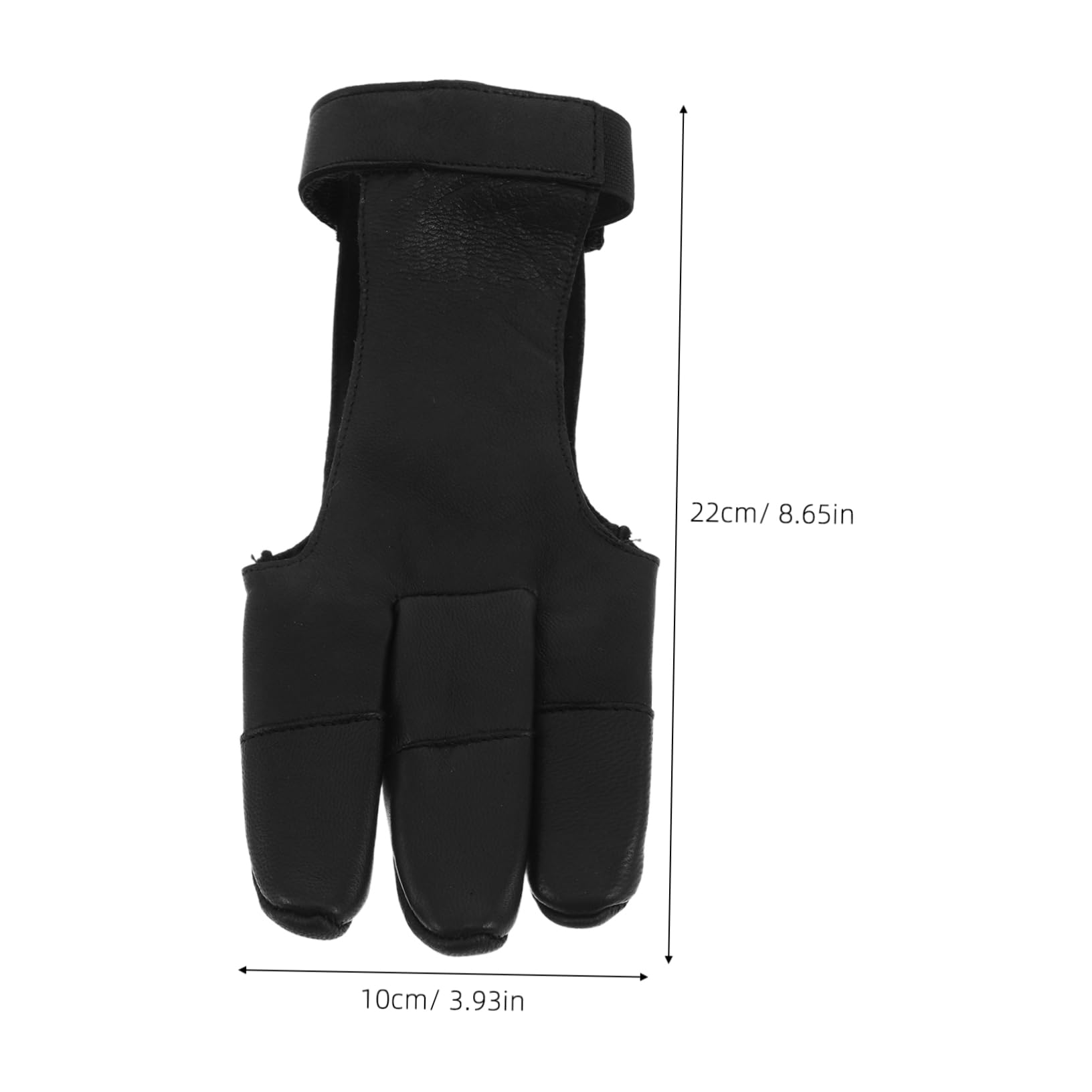 INOOMP Adjustable Archery Glove: Finger Protector for Bow - Enhanced Grip for Men Women Youth - Finger Tab for Outdoor Archery Activities