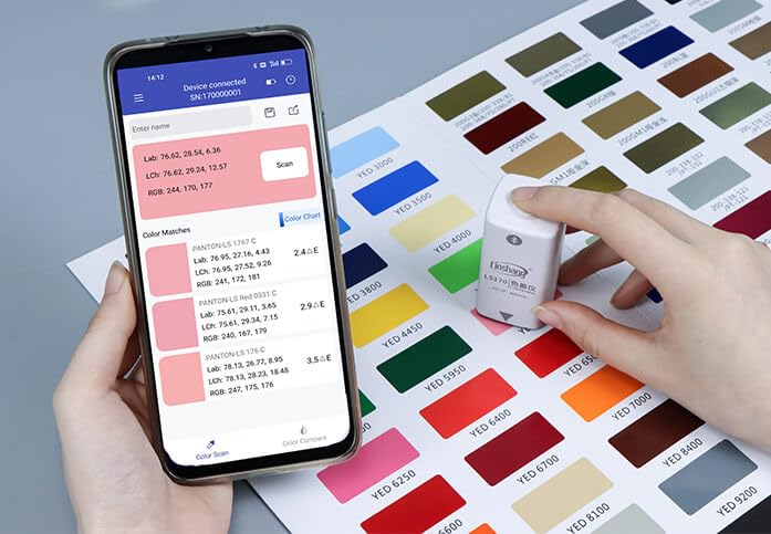 LS170 Colorimeter, Portable Color Reader, Color Matching Tool for Color Measurement and Comparison