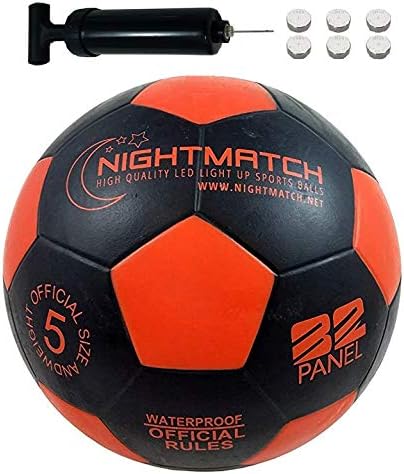 光るサッカーボール 5号球 選べる3カラー Nightmatch ナイトマッチ Led ライトアップ サッカー