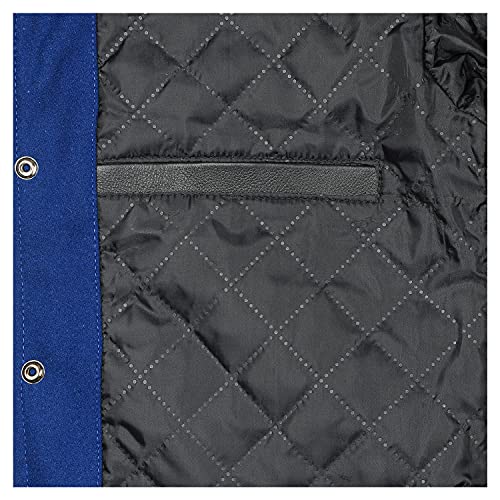 Image of Varsity Jacket Baseball Letterman Jacket- Wool and Leather Premium Quality Unisex Basketball Jacket