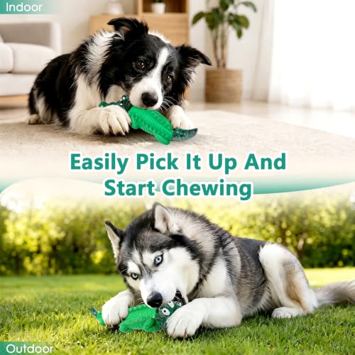 Fuufome Alligator Dog Toys for Aggressive Chewers,Medium Large Breed Dogs