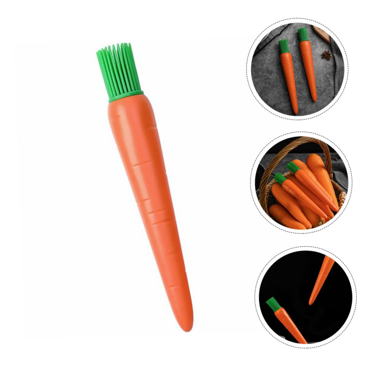 Ciieeo Grilling Brush Silicone Oil Non-slip Design Easy Cleaning Household Working Brush