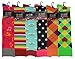 6 Pairs Women's Fancy Design Multi Colorful Patterned Knee High Socks,Assorted Design,Size 9-11 ( Fit women shoe size 4 to 10 )