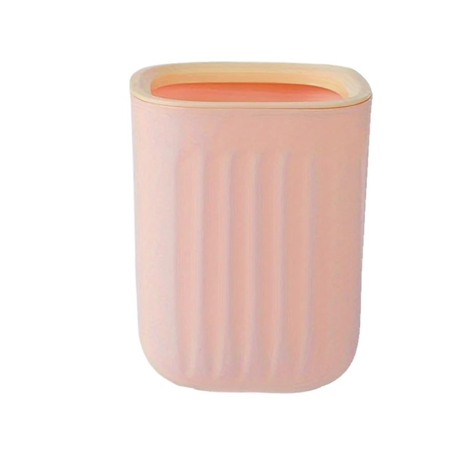 Mini basura de escritorio, caja almacenamiento, cubo a rayas, Universal for todas las estaciones, suministros for el hogar y la oficina, 2 uds para Oficina(Pink)