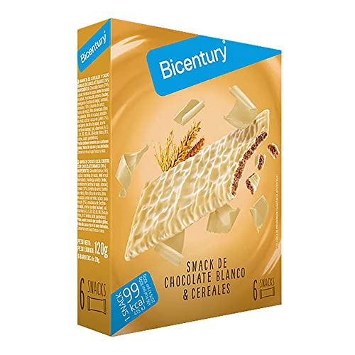 Bicentury - Barrita Cereales Y Cacao Chocolate Blanco Sarialís (5 unidades)