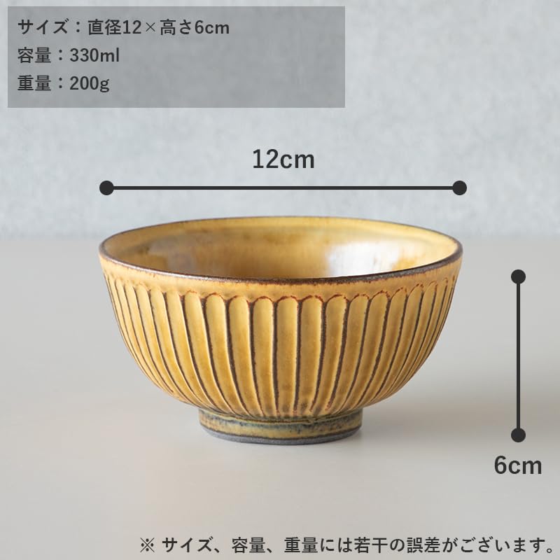 Amazon｜TAMAKI Rin 茶碗 ブラック 直径12x高さ6cm 陶器 330ml T