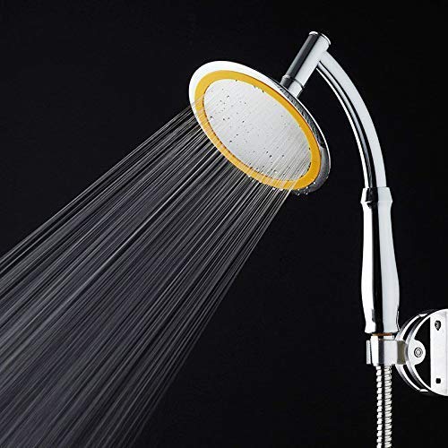 alcachofa de la ducha Cabezal de ducha ultrafino de acero inoxidable de 6 pulgadas, rociadores de ducha para baño, cabezal de ducha de lluvia superior, cabezales de ducha ahorradores de agua