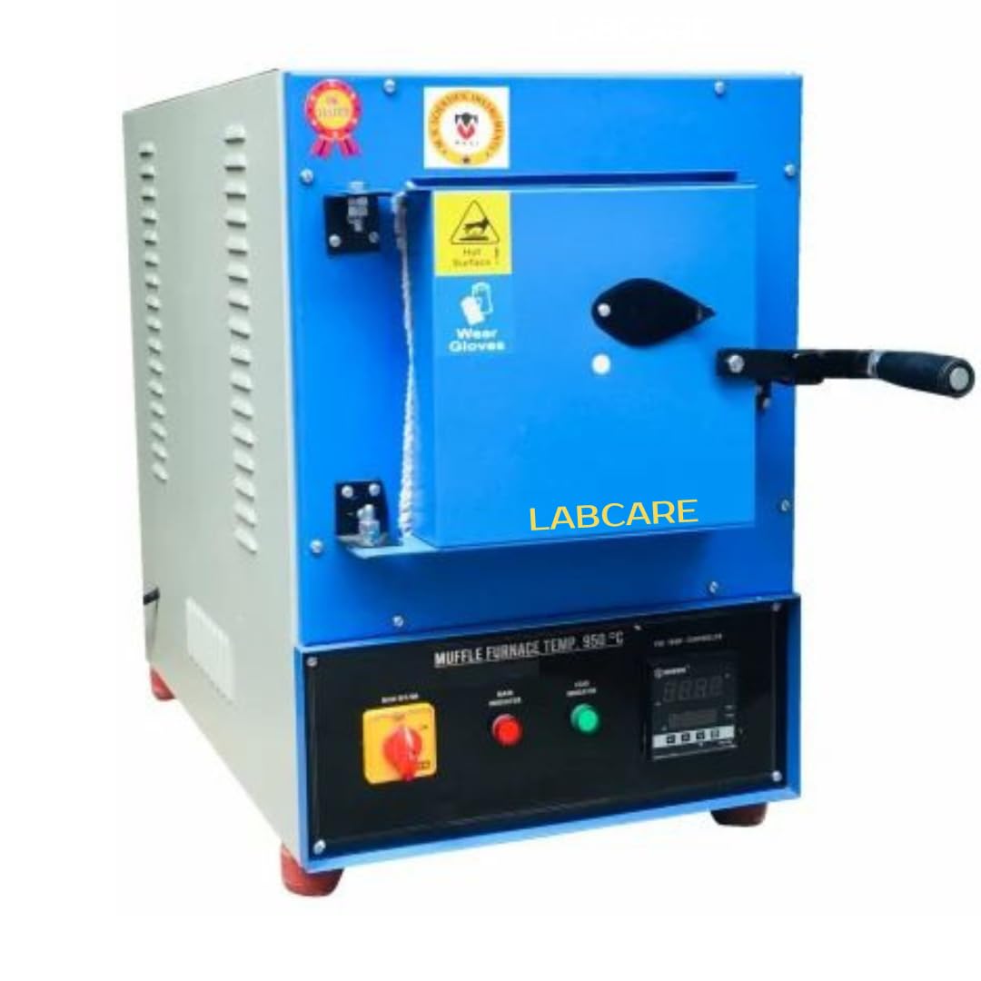 Labcare Digital PID Controller Muffle Furnace, 4x4x9 inches, 900°C Max Temperature working temperture approx 700-800 °C With Free Crusible Tong (B0D6LPS5TT) Amazon Price History, Amazon Price Tracker