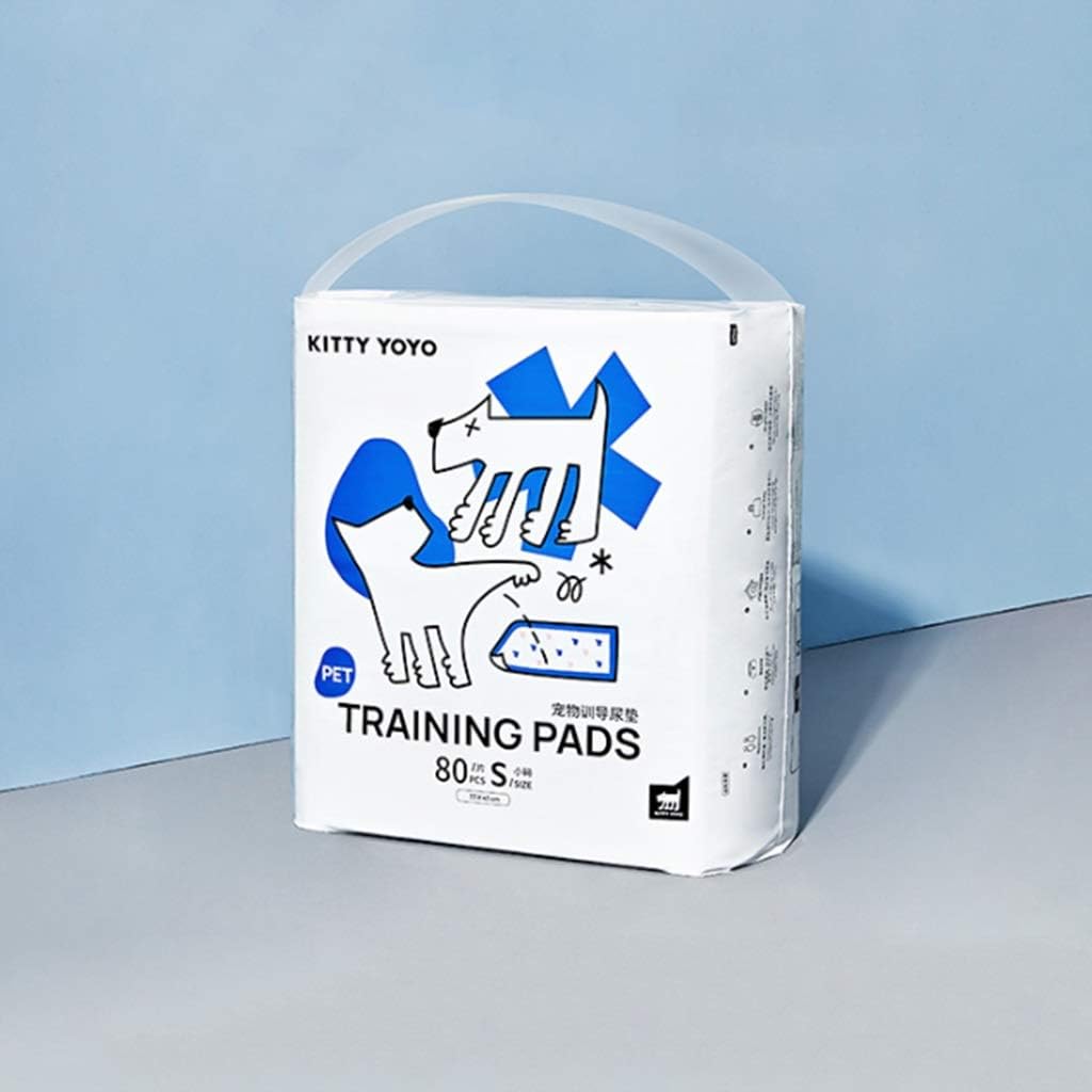 Dog changing pads are thickened and deodorized, Premium Pee Pads for Dogs, Activated Charcoal Odor Control, Super Absorbent Polymer Gel Core, Pet cat changing pad absorbent pad ( Size : Small )