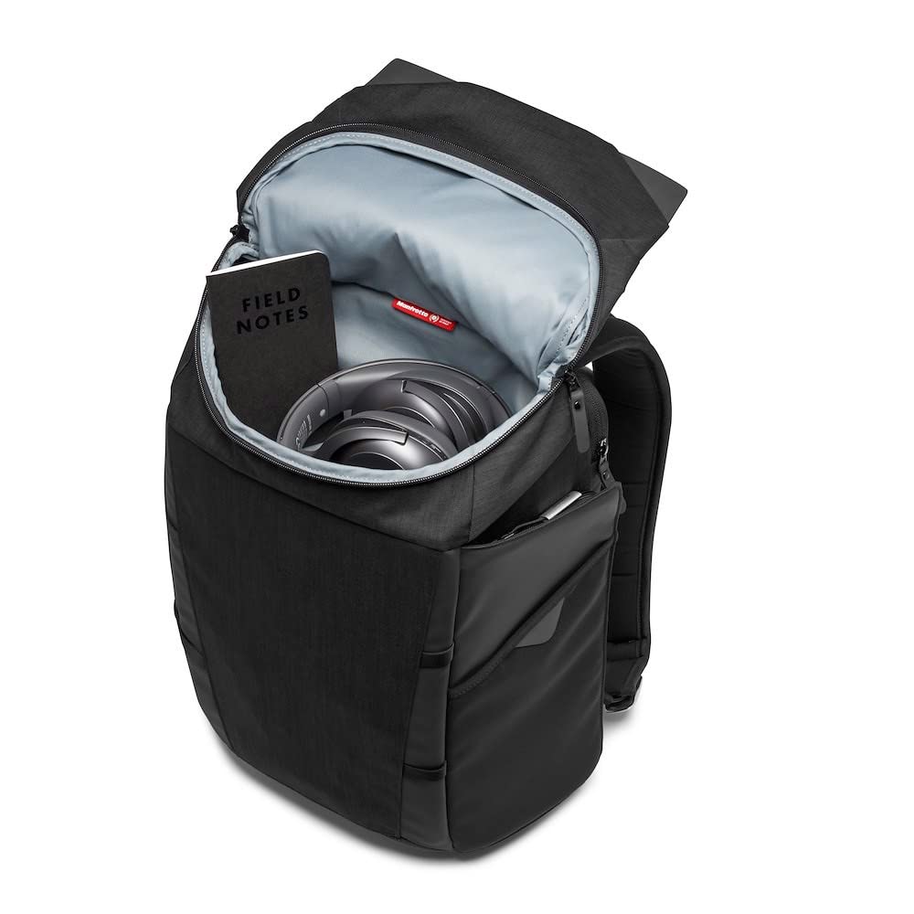 Manfrotto MB CH-BP-30 Chicago, Zaino Fotografico Piccolo, Zaino/Borsa Fotografica Versatile, per Foto/Videografi, per DSLR, Mirrorless, Laptop, Obiettivi e Attrezzatura da Viaggio, BP 30 Piccolo
