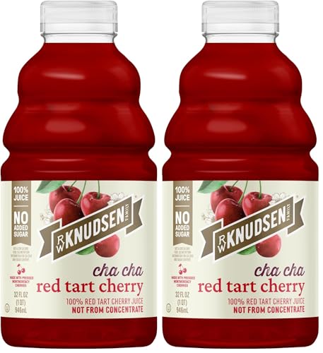 Image of R.W. Knudsen Cha Cha Red Tart Cherry Juice, 32 fl oz (Pack of 2)