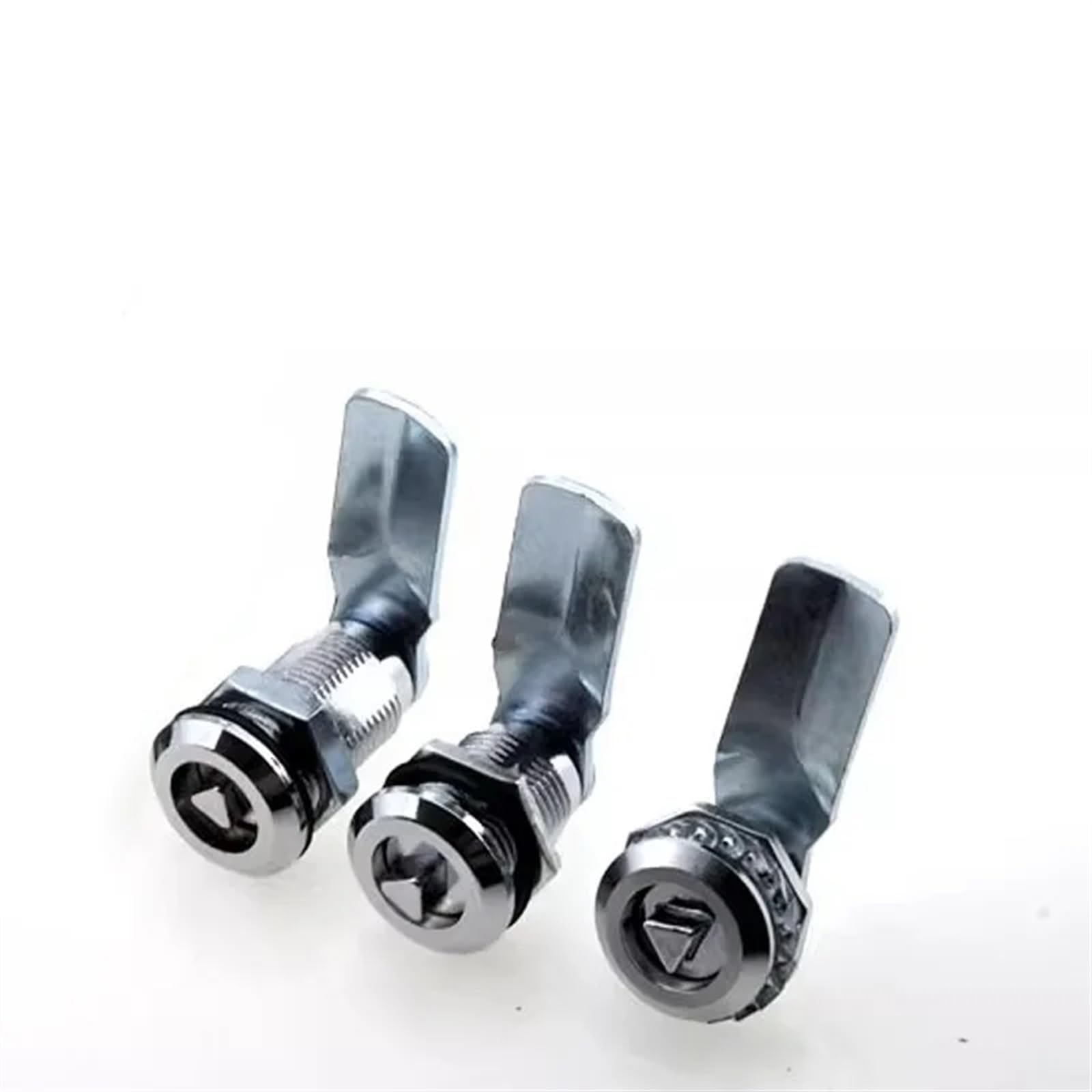 5 zestawów MS705-28/36 trójkątny zamek do szuflady ze stopu cynku zamek do szafki na biurko do biura zamki krzywkowe z kluczem 1 szt. (4 zestawy - 36 mm-klucz H0)