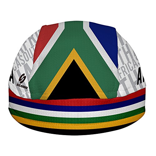 South Africa Flag ScudPro Skullcap White