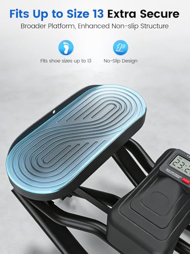 Image of Yagud Rock Stepper for Exercise at Home, Portable Rock Stepper Side to Side with Resitance Bands,Full Body Workout Stepper Exercise Machine Low-Impact Knee-Friendly for Office