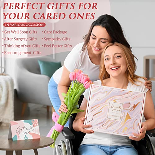 Image of Get Well Soon Gifts for Women, Inspirational Birthday Gifts for Women, Self Care Package Get Well Gift Baskets for Friends After Surgery, Sympathy Thinking of you Gifts, Feel Better Cancer Care Gifts